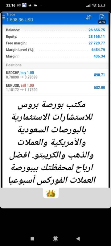 توصيات وإدارة محفظتك بالاسهم السعودية والأمريكية والعملات باعلي ربح من مكتبنا الاستشاري بورصة بروس 