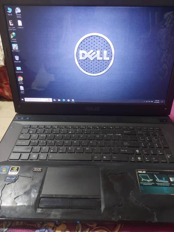 لابتوب اسوس جامينج   CORE I7 بكارت شاشة  NVIDIA GTX 